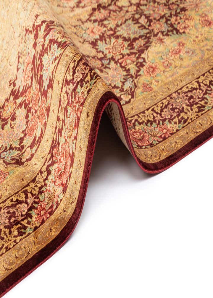 3' 4 x 5' 1 Ghom Silk Rug