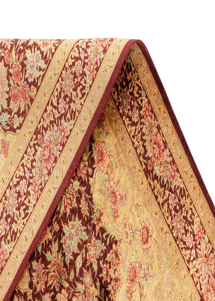 3' 4 x 5' 1 Ghom Silk Rug