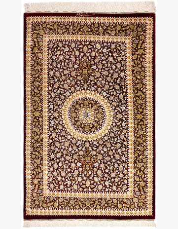 3' 3 x 5' 1 Ghom Silk Rug