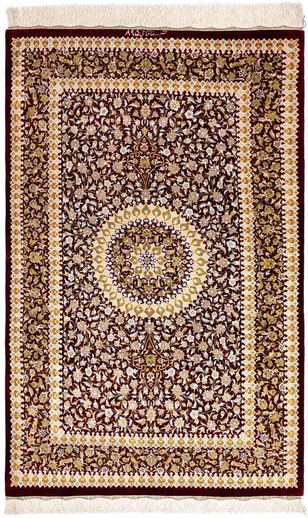 3' 3 x 5' 1 Ghom Silk Rug