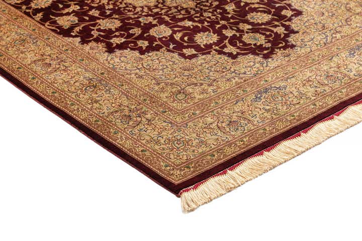 3' 5 x 4' 10 Ghom Silk Rug