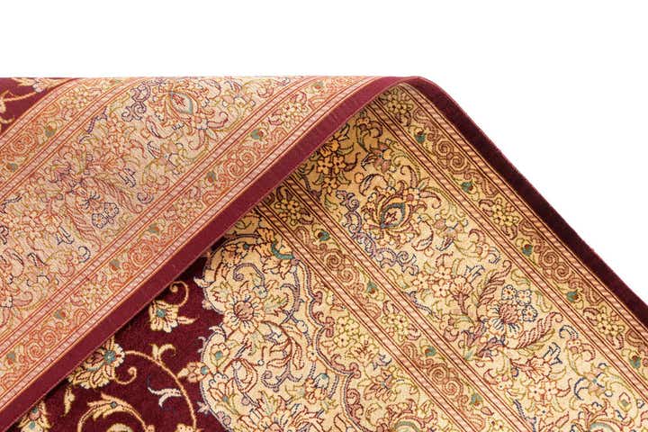 3' 5 x 4' 10 Ghom Silk Rug