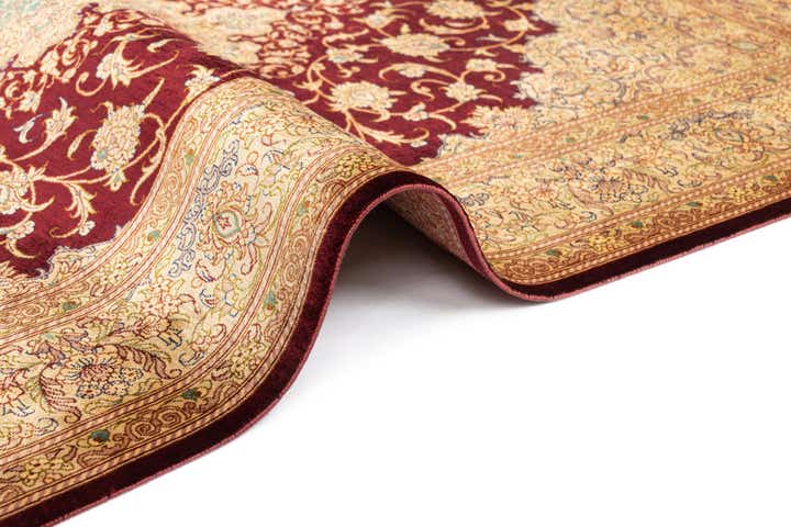 3' 5 x 4' 10 Ghom Silk Rug