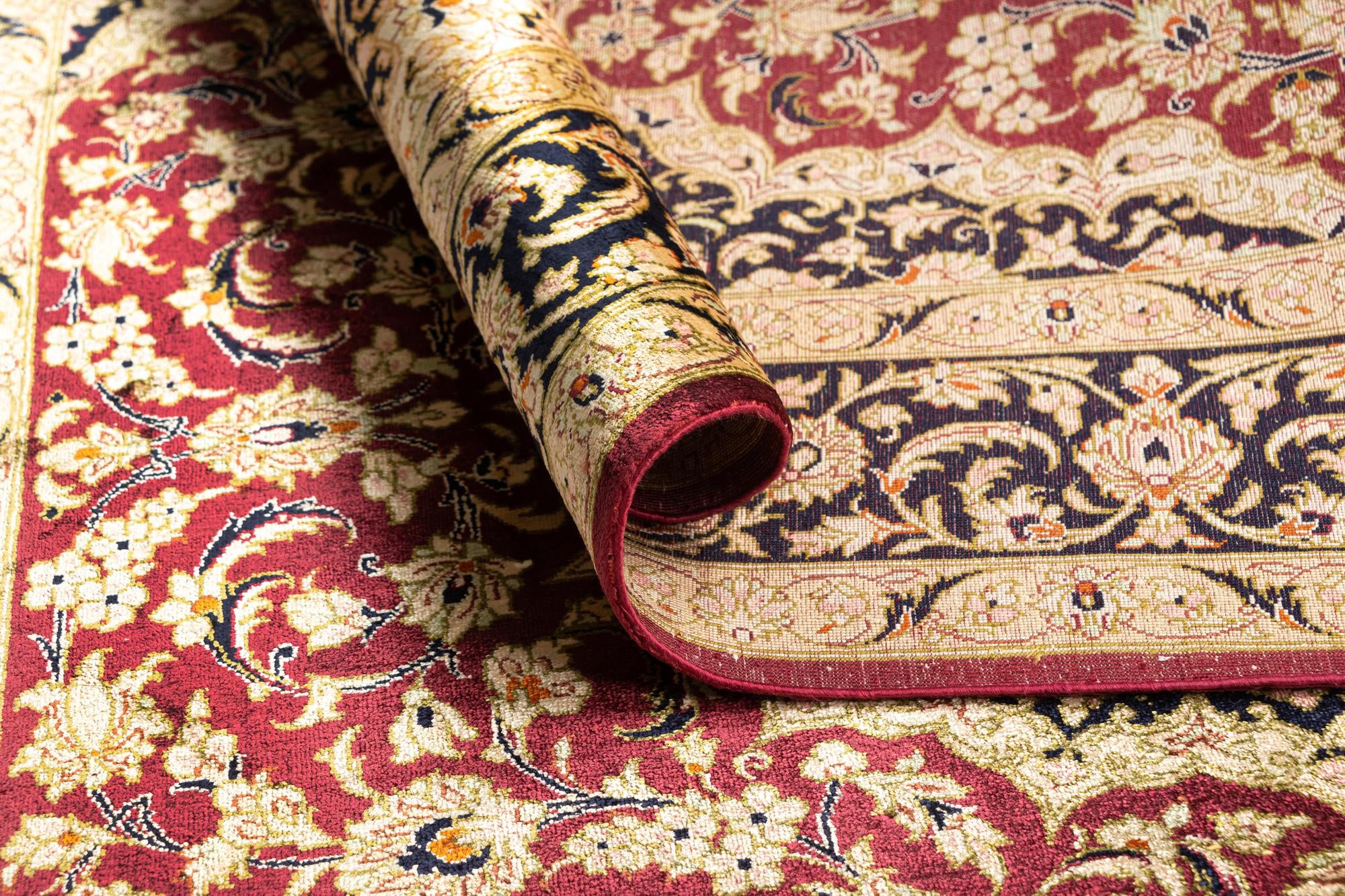 3' 3 x 5' Ghom Silk Rug