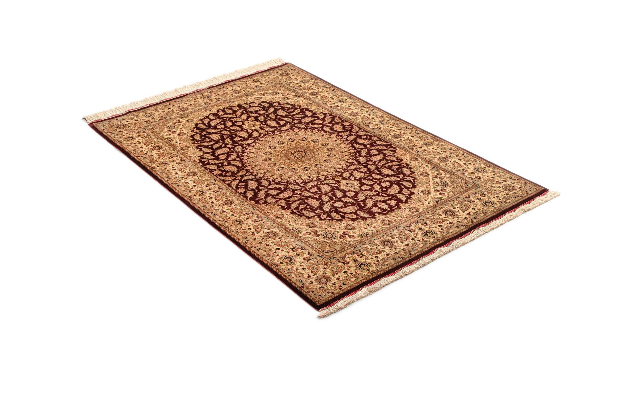 3' 3 x 4' 11 Ghom Silk Rug