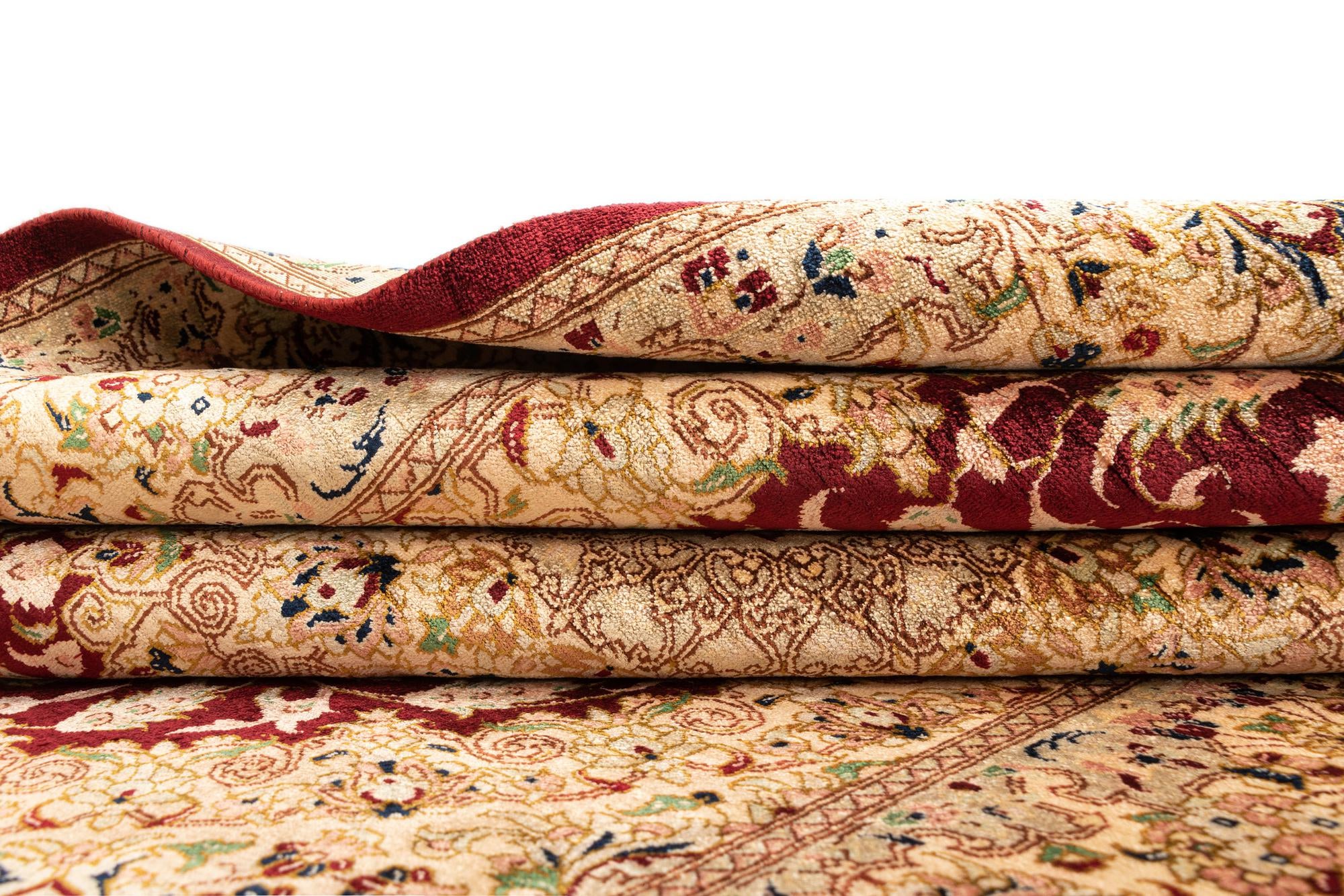 3' 3 x 4' 11 Ghom Silk Rug