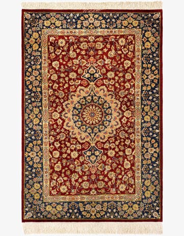 2' 7 x 3' 11 Ghom Silk Rug