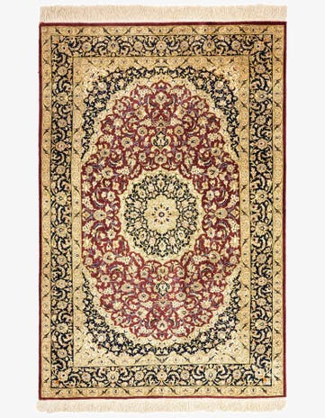 3' 3 x 5' Ghom Silk Rug