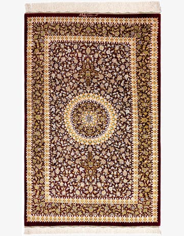 3' 3 x 5' 1 Ghom Silk Rug