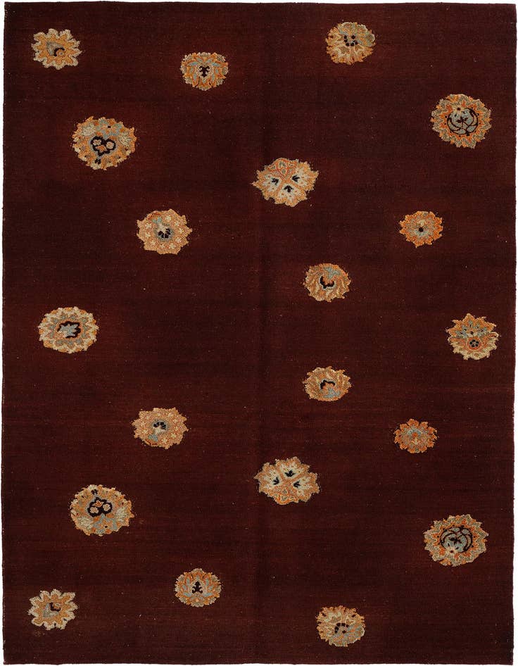 Detail image of 6' 1 x 8' 8 Juma Wool Rug