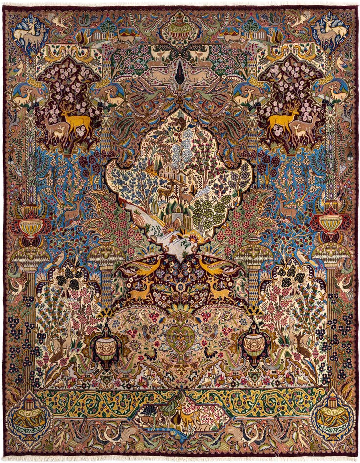 Detail image of 9' 10 x 12' 9 Kashmar Wool Rug