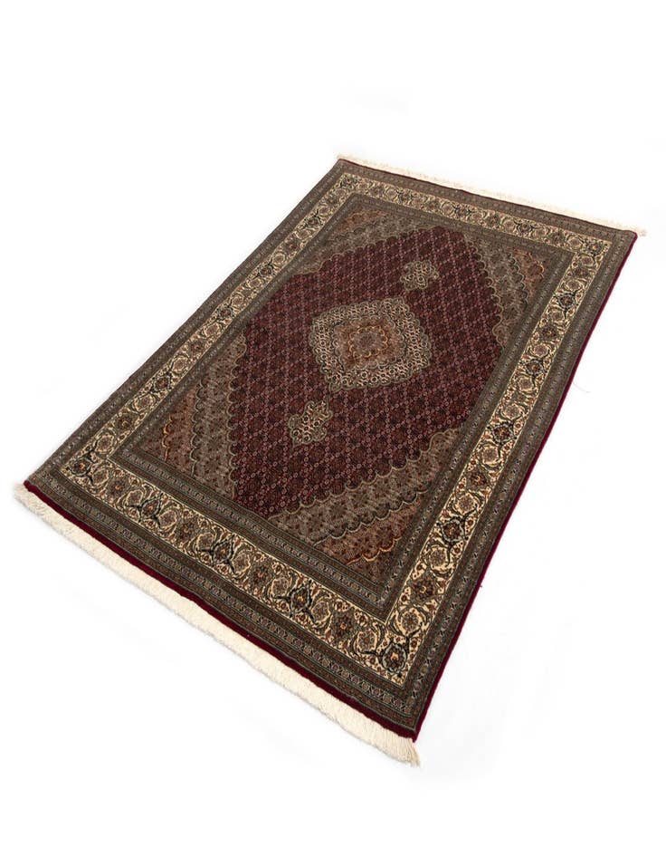 Detail image of 4' 11 x 6' 7 Tabriz Mahi Wool Rug