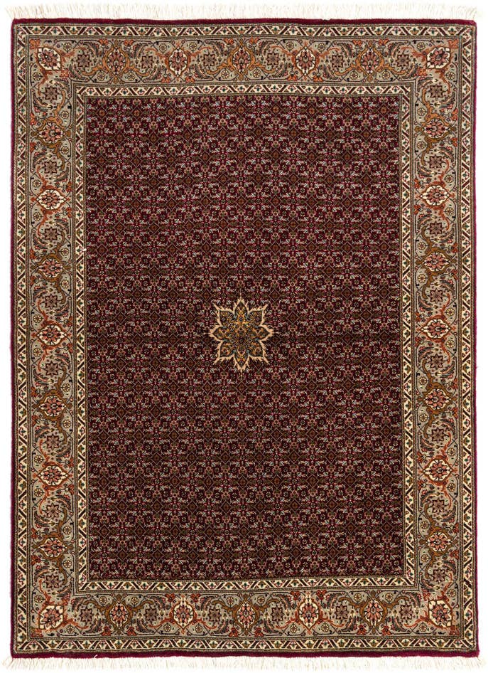 Detailansicht von 105cm x 140cm Tabriz Mahi Teppich