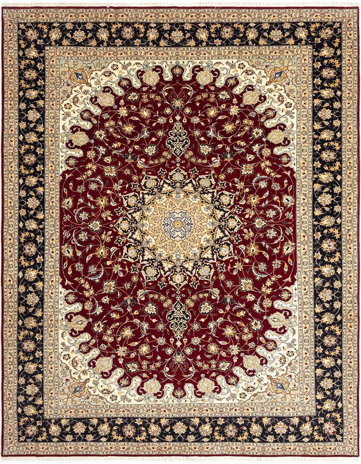 Detail image of 8' 4 x 12' Tabriz Rug