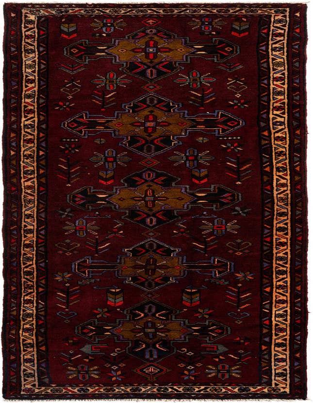 Detail image of 3' 10 x 12' 7 Ardabil Wool Runner Rug