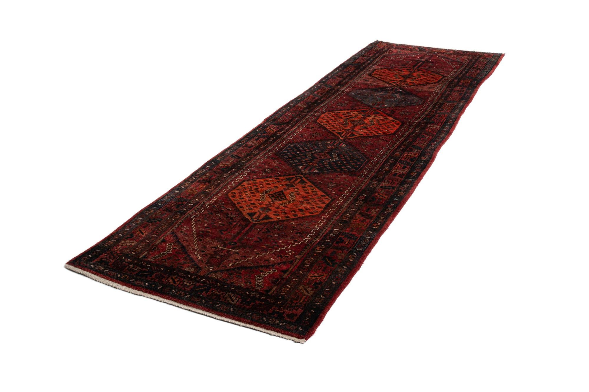 4' x 13' 1 Ardabil Wool Runner Rug