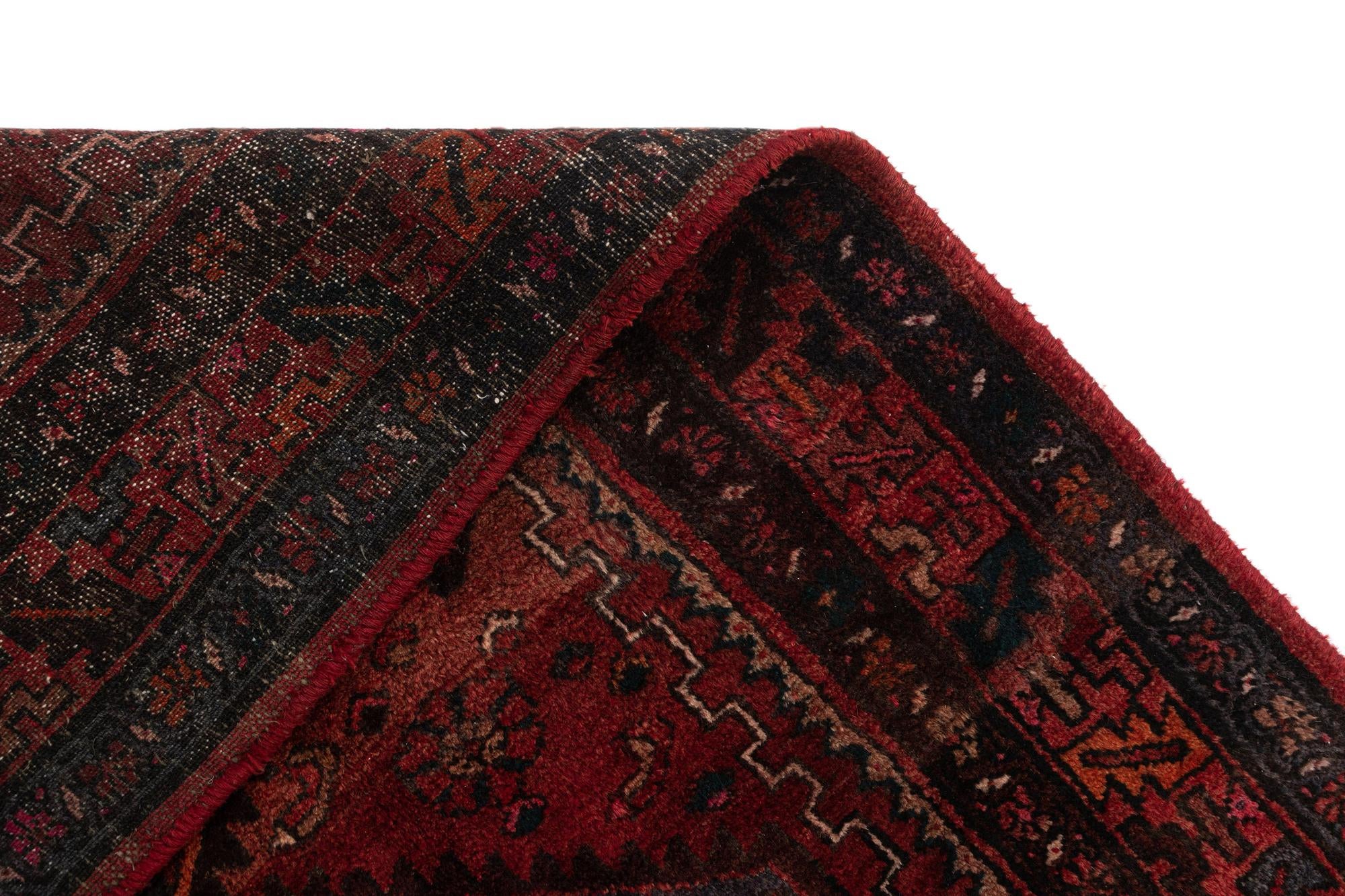 4' x 13' 1 Ardabil Wool Runner Rug