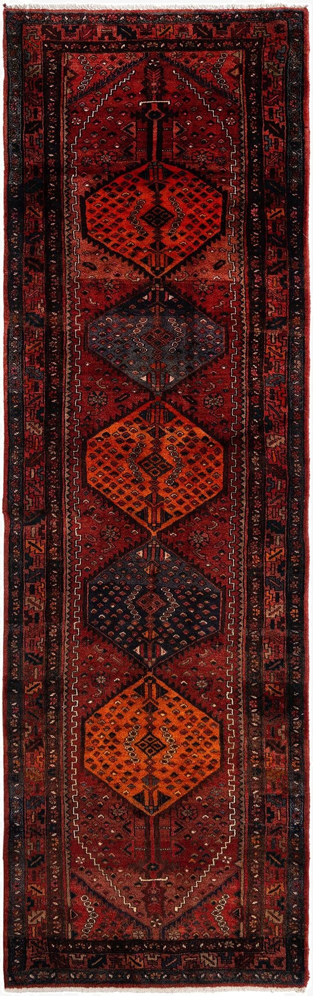 4' x 13' 1 Ardabil Wool Runner Rug