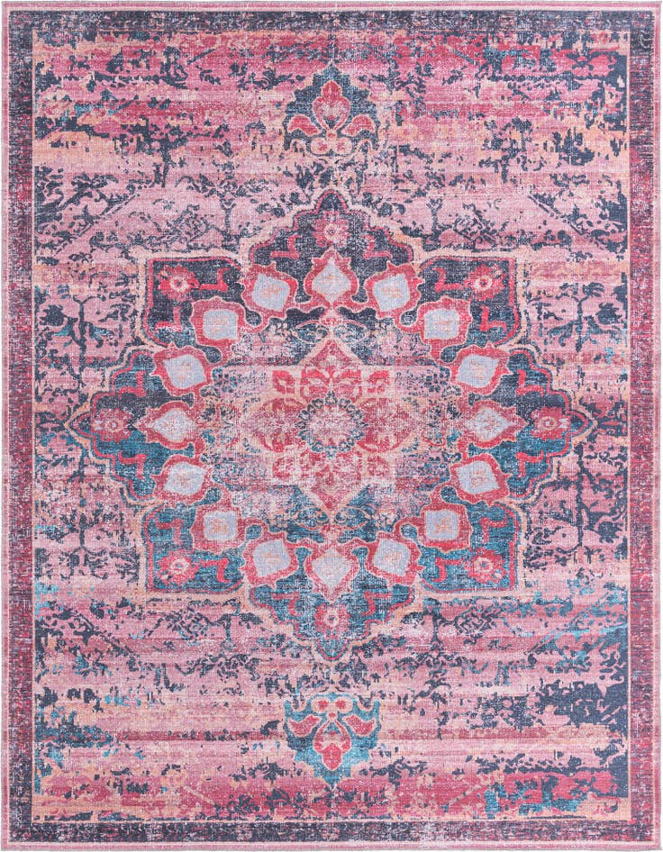Detail image of 9' 2 x 12' Washable Francesca Rug
