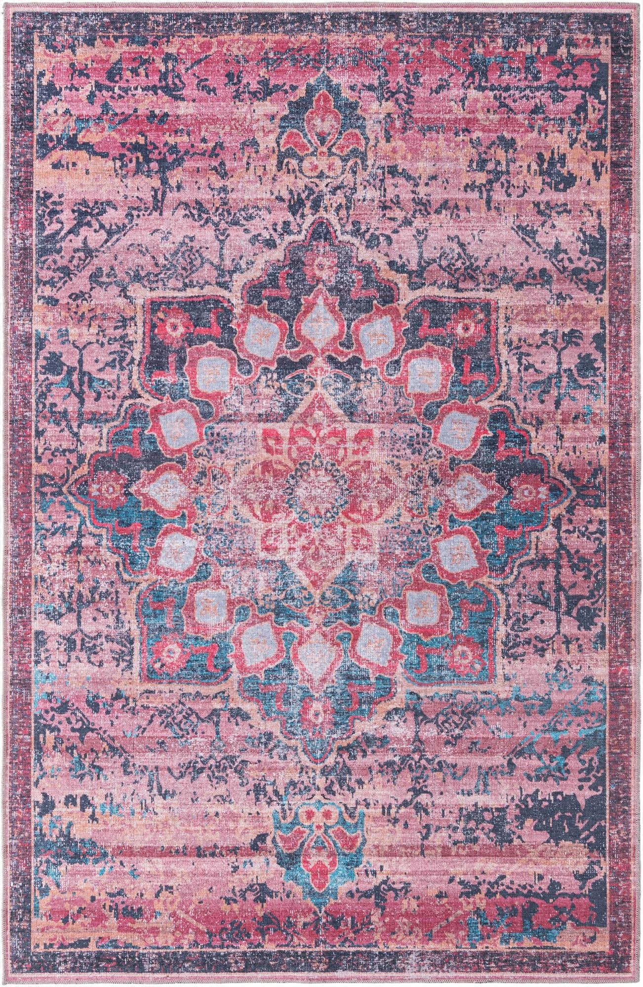5' 3 x 8'  Washable Renaissance Rug