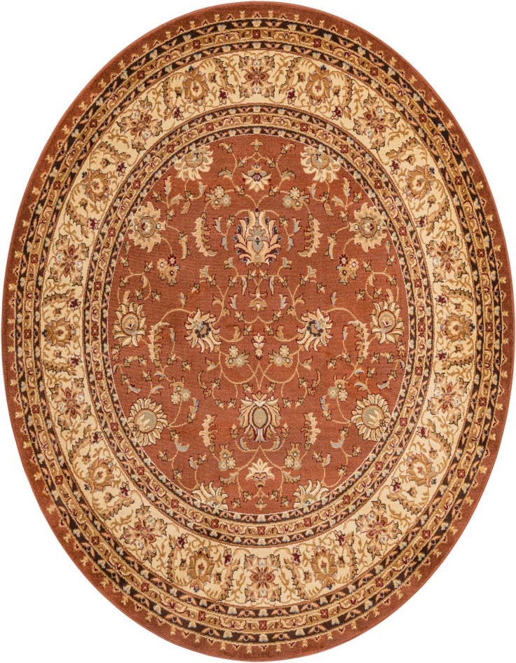Detail image of 7' 10 x 7' 10 Classic Agra Round Rug