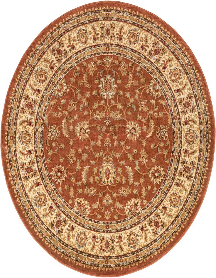 Detail image of 6' x 6' Classic Agra Round Rug