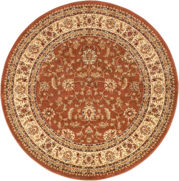 Detail image of 6' x 6' Classic Agra Round Rug