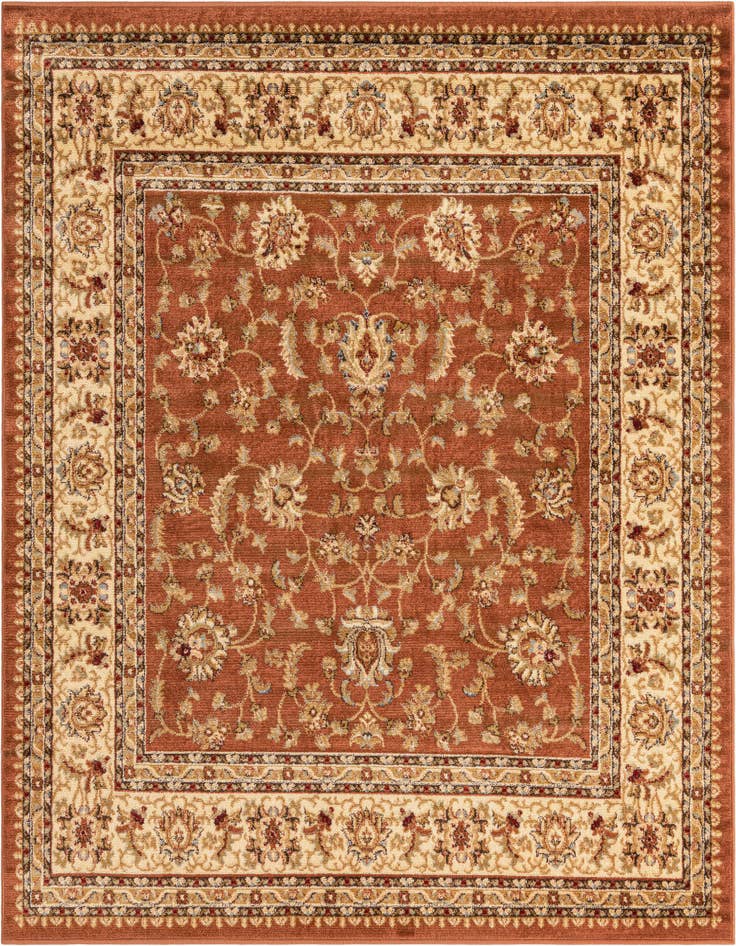 Detail image of 6' x 6' Classic Agra Square Rug