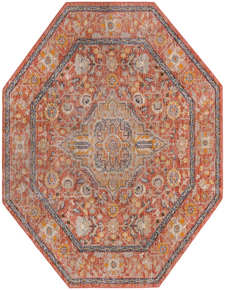 Detail image of 7' 10 x 7' 10 Lola Octagon Rug