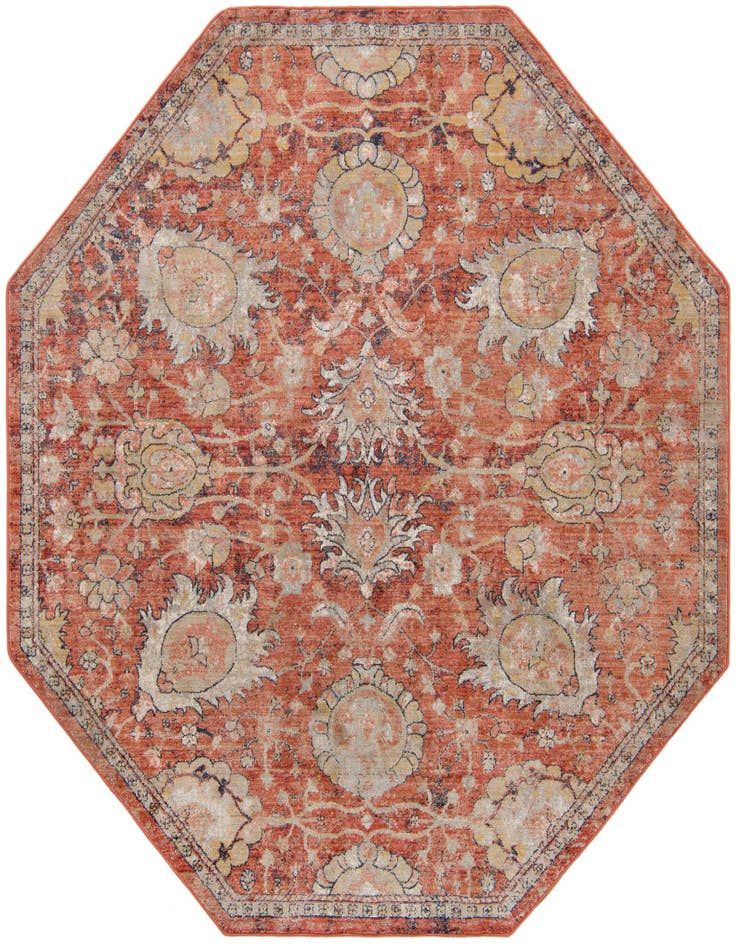 Detail image of 7' 10 x 7' 10 Lola Octagon Rug