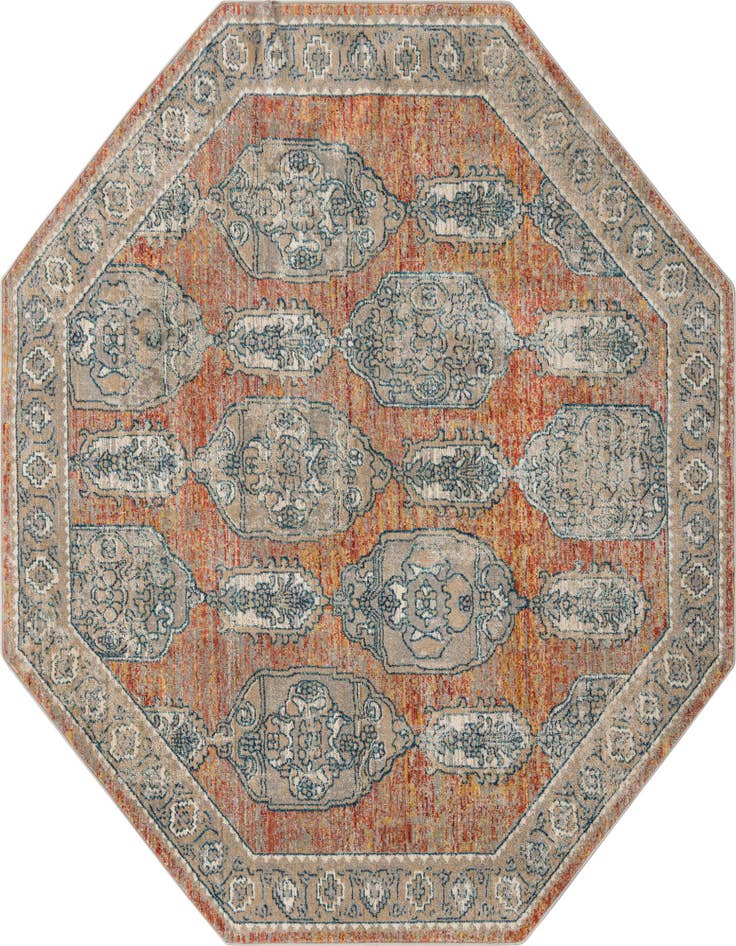 Detail image of 7' 10 x 7' 10 Lola Octagon Rug