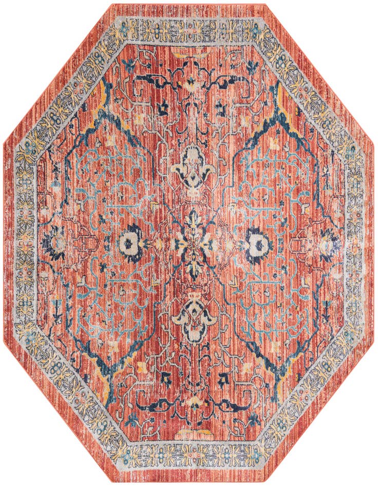 Detail image of 7' 10 x 7' 10 Lola Octagon Rug