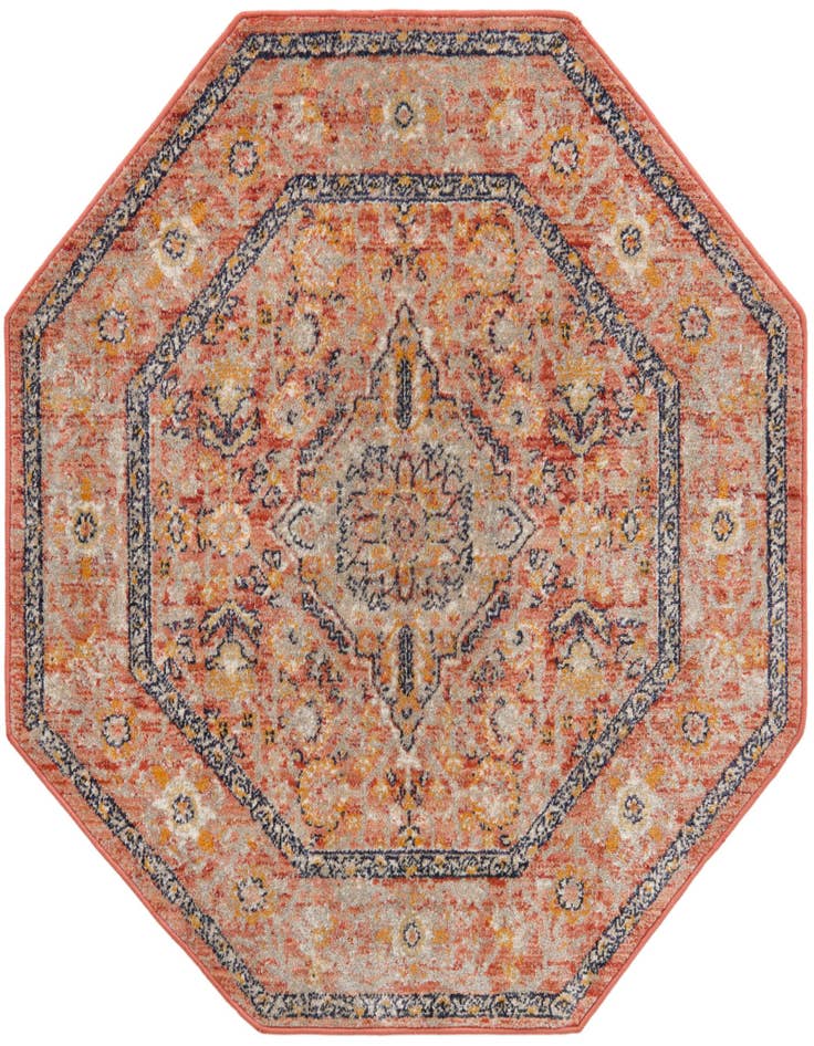 Detail image of 4' x 4' Lola Octagon Rug