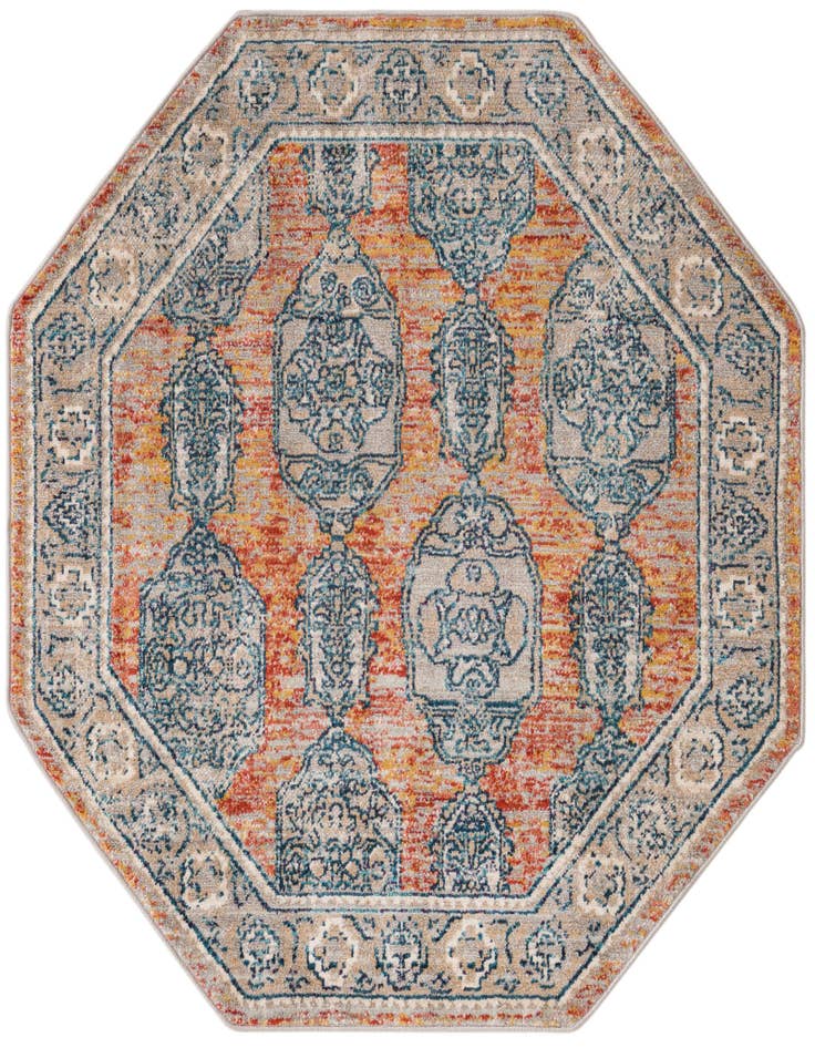 Detail image of 4' x 4' Lola Octagon Rug