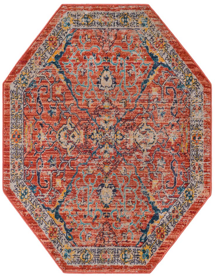 Detail image of 4' x 4' Lola Octagon Rug