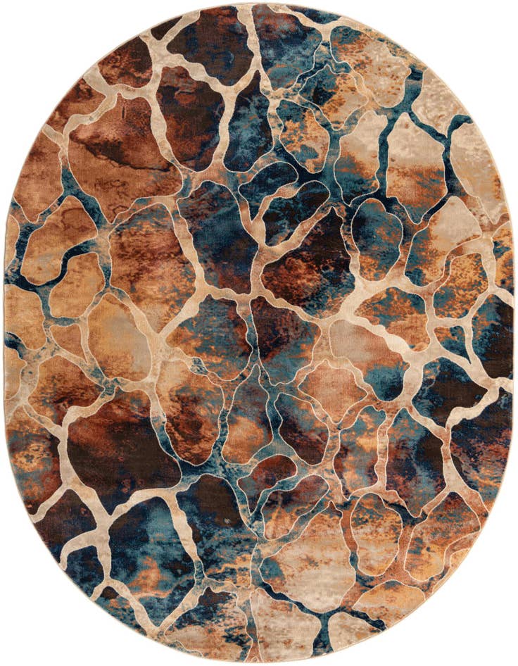 Detail image of 7' 10 x 10' Ethereal Oval Rug
