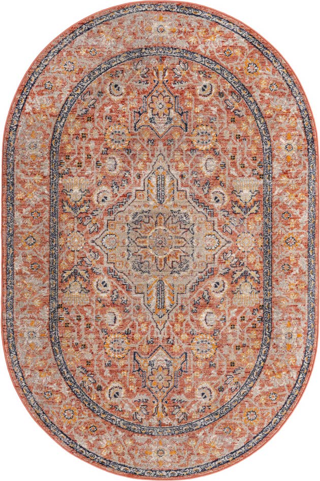 Detail image of 5' 3 x 8' Lola Oval Rug