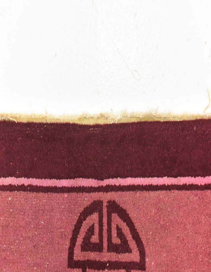 Detail image of 8' 10 x 11' 10  Hand Knotted Antique Finish Wool Rug