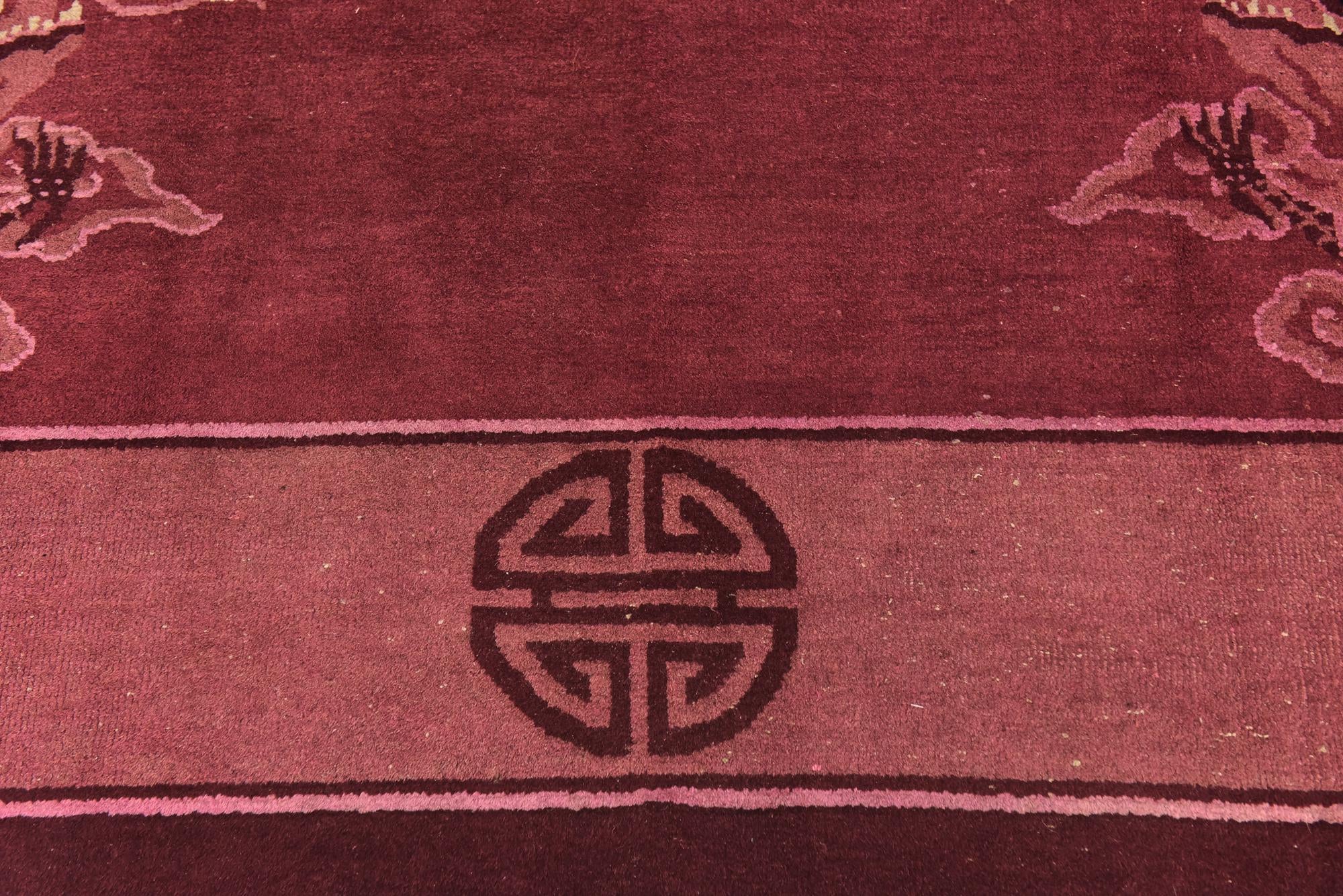 8' 10 x 11' 10 Hand Knotted Antique Finish Wool Rug