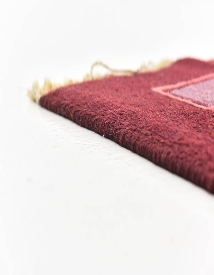 Detail image of 8' 10 x 11' 10  Hand Knotted Antique Finish Wool Rug