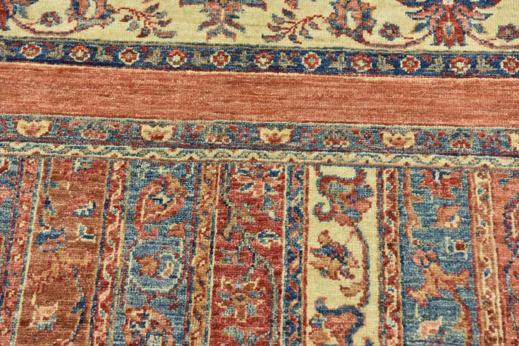 Detail image of 6' 8 x 9' 7 Hand Knotted Ariana Ziegler Rug