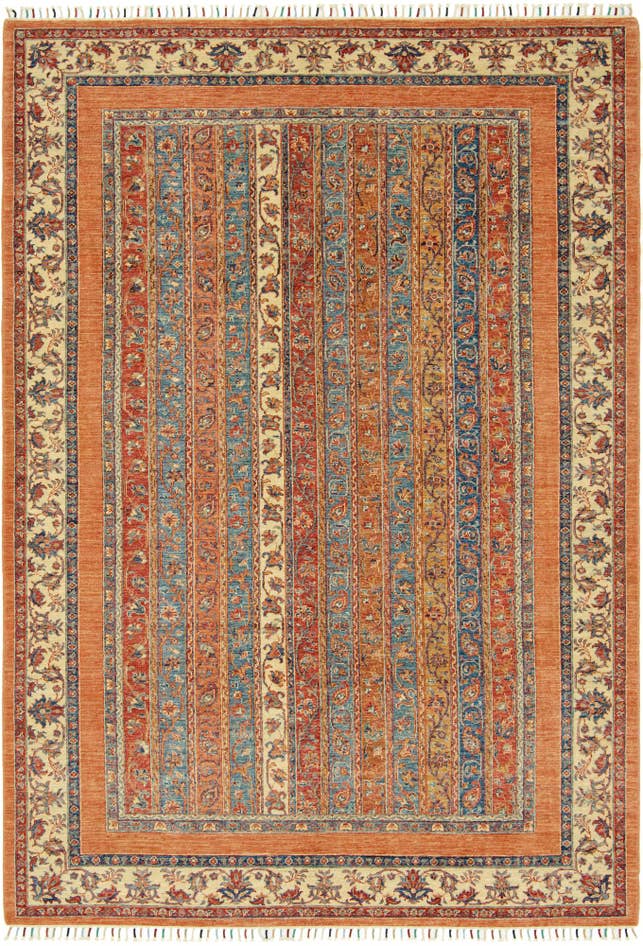 Detail image of 6' 8 x 9' 7 Hand Knotted Ariana Ziegler Rug