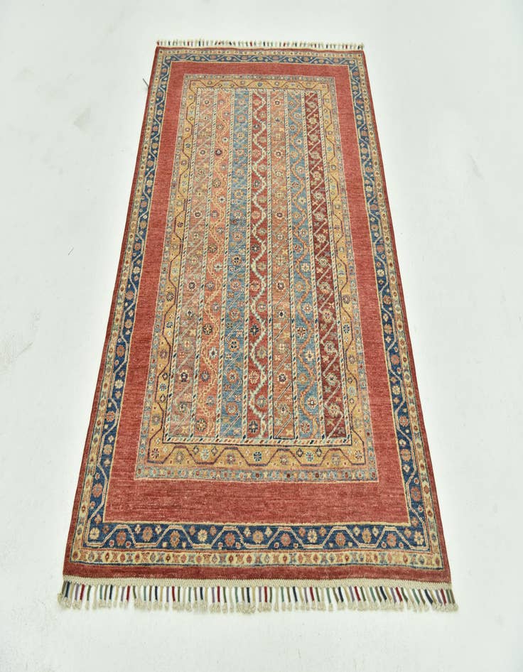 Detail image of 4' x 6'  Hand Knotted Ariana Ziegler Rug