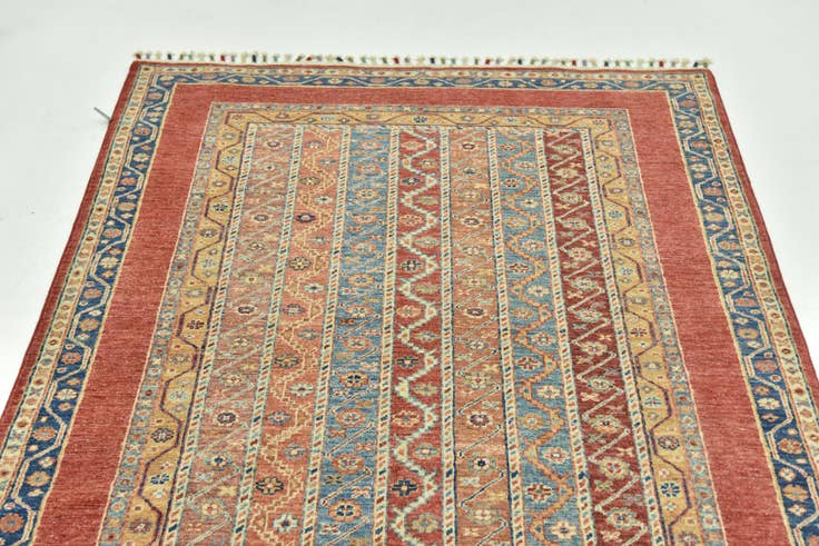 Detail image of 4' x 6' Hand Knotted Ariana Ziegler Rug