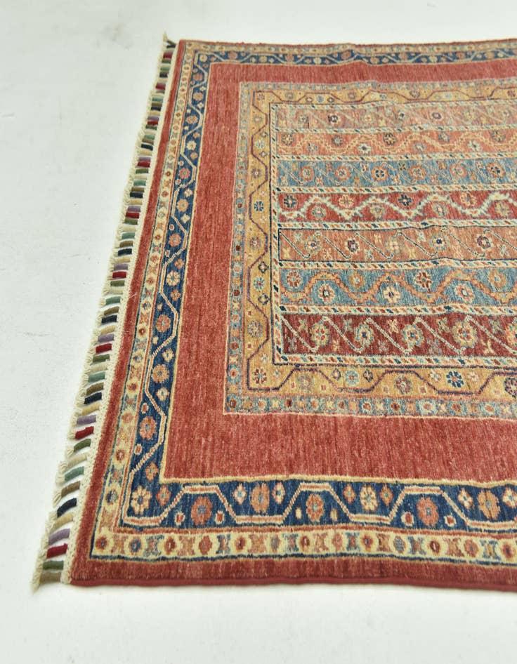 Detail image of 4' x 6'  Hand Knotted Ariana Ziegler Rug