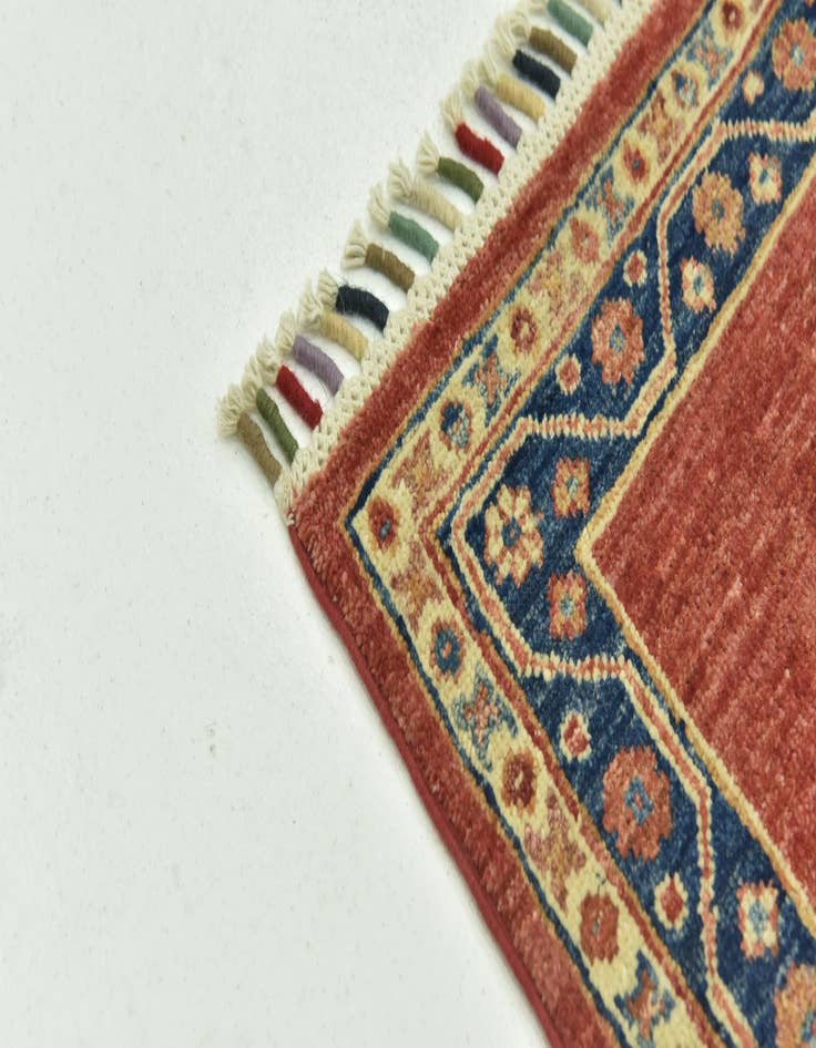 Detail image of 4' x 6'  Hand Knotted Ariana Ziegler Rug