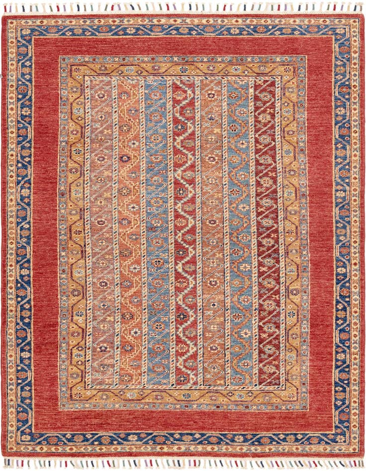 Detail image of 4' x 6' Hand Knotted Ariana Ziegler Rug