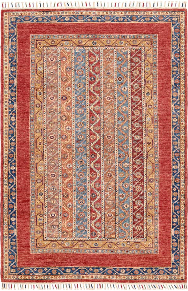 Detail image of 4' x 6' Hand Knotted Ariana Ziegler Rug