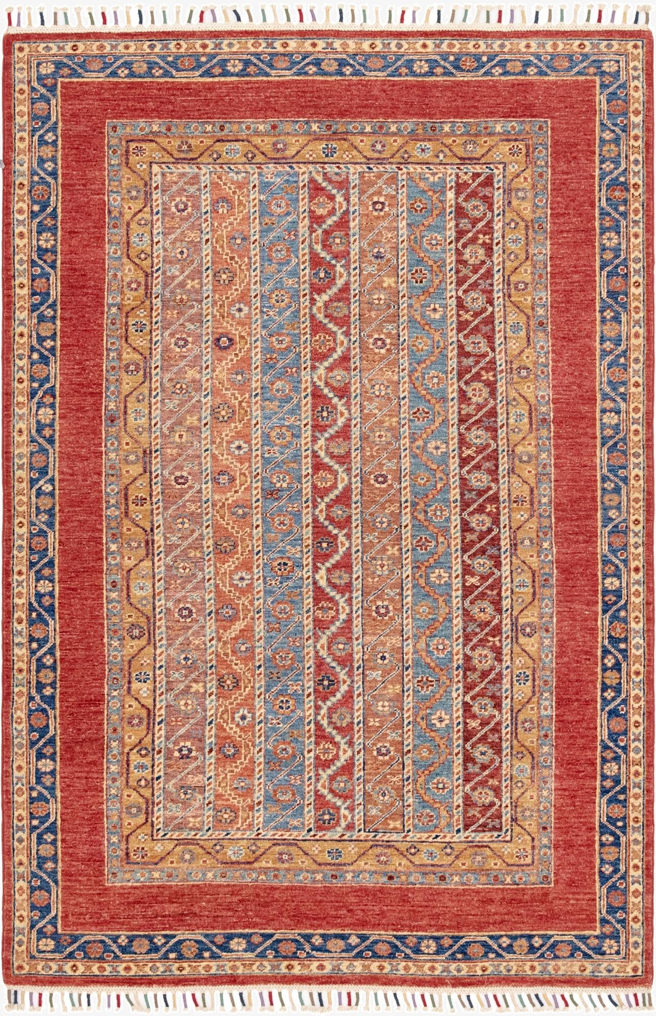 4' x 6'  Hand Knotted Ariana Ziegler Rug