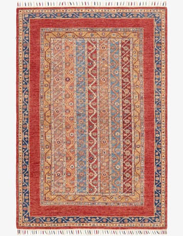 4' x 6' Hand Knotted Ariana Ziegler Rug